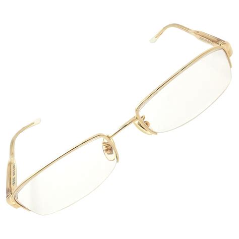 solid gold eyeglasses frame.